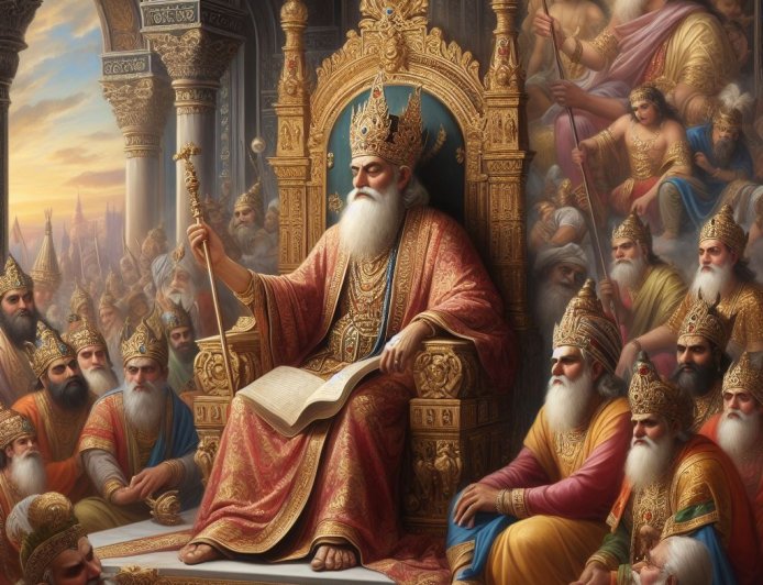 Blind Love: The Tragic Story of the Blind King Dhritarashtra and His Son Duryodhana