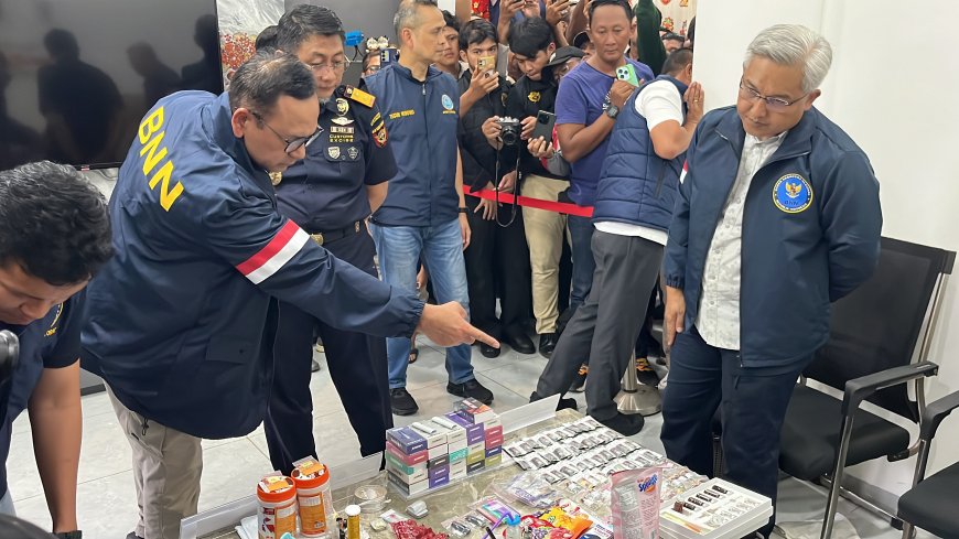 BNN and Customs Bust Cross-Border Etomidate Vape Smuggling Syndicate in Batam